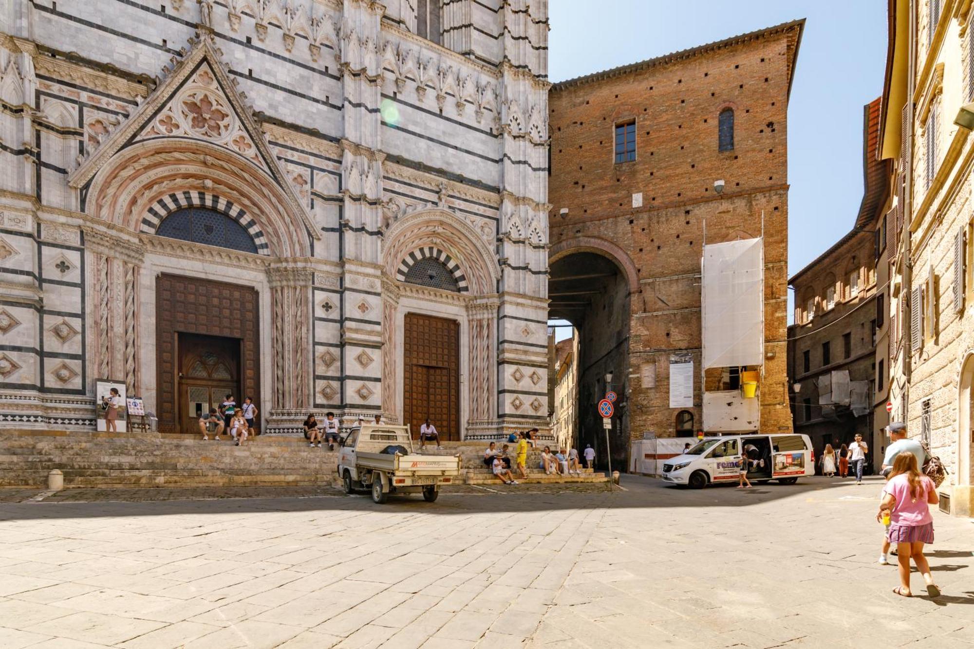 Ferienwohnung Duomo Chic Siena Exterior foto